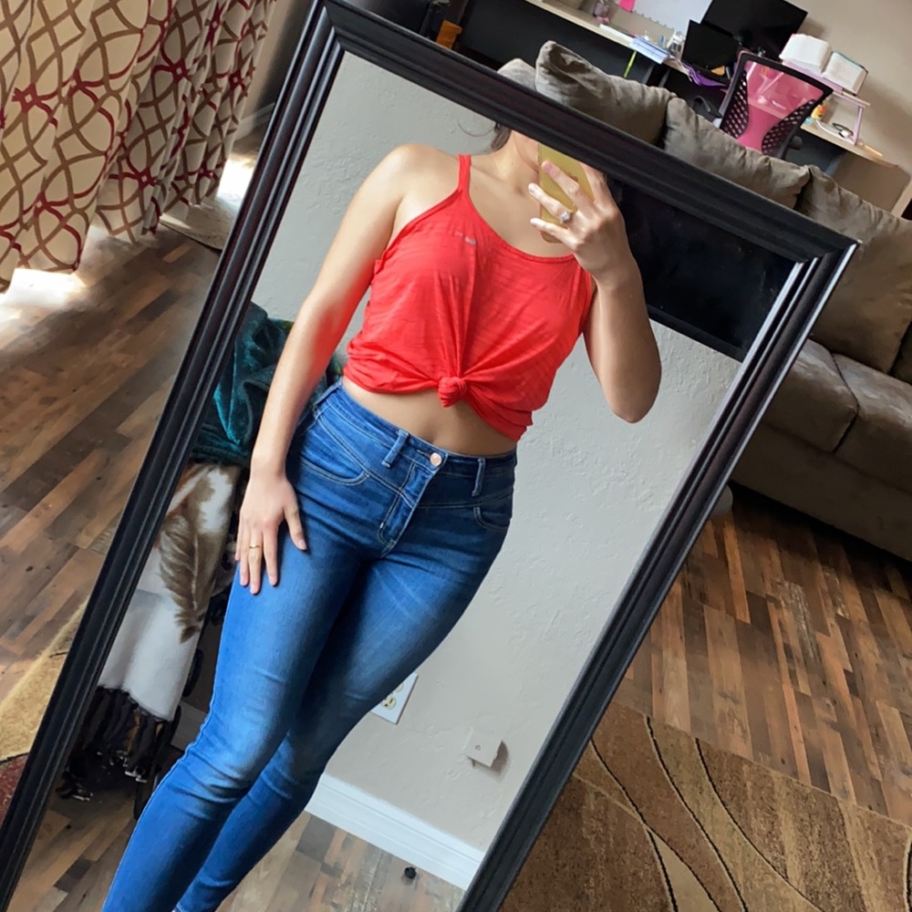 Nike red tank